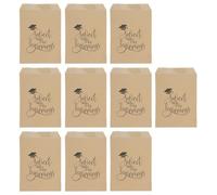 10Pcs Congrats Graduate Treat Bags Class of 2025 Graduation Party Treat Gift Bags Paper Cookie Candy Bag 5.9x8.2Inch Buffet
