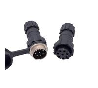 10Pcs Connector GX16 M16 Waterproof Docking Back Nut Male&Female &Socket 2pin3pin4pin5pin6pin7pin8pin9pin10pin(Docking 8P 10PCS)
