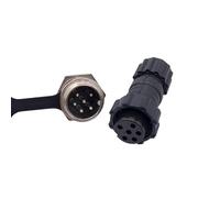 10Pcs Connector GX16 M16 Waterproof Docking Back Nut Male&Female &Socket 2pin3pin4pin5pin6pin7pin8pin9pin10pin(Back nut 6P 10PCS)