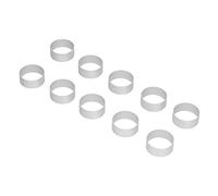 10Pcs Cookie Biscuit Cutter Set,Moon Cookie Cutter Set Stainless Steel Biscuit Shapes DIY Baking Mold for Baby Shower or Gender Reveal Party (E)