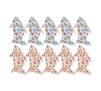 10PCS Cool Fish Design Ice Popsicles Sleeves Set, Animal World f | Children ' s Ice Cover for Beach Trip, Eye Catching Fish Shaped Ice Popsicles Covers Perfect for Little Hands