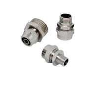 10pcs Copper 1/8" 1/4" 3/8" 1/2" Threaded (PT) Air Pipe Quick Connectors 4 6 8 10 12mm Pneumatic Connectors(6-02,SL)