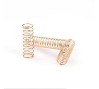 10pcs Copper Compression Spring Conductive Shrinkage Elastic Wire Diameter 0.1/0.2/0.3/0.4/0.5/0.6/0.7/0.8/0.9/1.0/1.2mm Gold(0.3 x 2x 10mm)