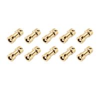10Pcs Copper Rigid Coupling, Brass Shaft Coupling Joint Shaft Coupler for RC Model Car Airplane Motor Wheels (2mm To 5mm)