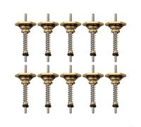 10PCS Copper Water Heater Thimble Valves for Gas Boiler Water Linkage Applications With Compatibility for 10mm and 12mm Pipe Diameters (10mm)