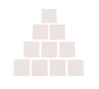 10PCS Coral Frag Base Tray for Saltwater Reef Aquariums Earthenware For SPS Coral Propagation Plate for Marine Tank Setup