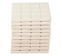 10pcs Coral Frag Stand Aquarium Ceramic Mount for Marine Frag Racks | Square and Bases, Reef-safe Polished White Finish, Reusable Support for Coral Plants and Glue