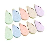 10Pcs Correction Tape Roller 8mx5mm Quick Dry White Out Correction Tape Total 80m for Writing School and Office Supplies High Capacity Dispenser