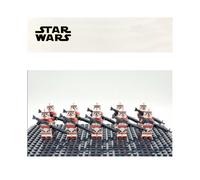 (10PCS Coruscant Guards-A) Star Wars Clone Troopers Minifigures Kid Toys Gift Fit Lego