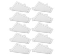 10pcs Cotton Cocktail Napkins White Square Washable Table | Modern Minimalist Decor Accent, for Hotel Catering Service and Home Entertaining, Reduces Disposables