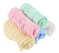 10pcs Cotton Small Square Cloth 12x12 Pure Cotton Washcloth | Sweat Wiping and Bathroom Use, Comfortable Touch, Super Absorbent and Easy to Wipe, Supple Texture