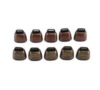 10PCS Cow Horse Grazing Small Brass,Cowbell Retro for Horse Grazing Copper,Cow Noise Maker