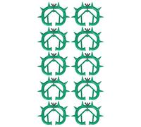 10PCS Cow Nose Farm Livestock Animal Weaner Plastic Weaning Tool for Calf Cattle Prevent Sucking (Green)