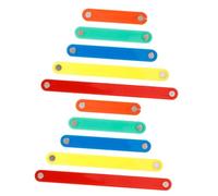 10Pcs Creative Building Strips for Educational Geometric Puzzle Enhance Math Skills Suitable for Home School and Kindergarten Learning Fun