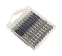 10pcs Cross Type Magnetic Screwdriver Bits, Alloy Steel for Robust Applications, Fits Electric and Hand Drills, PH2 (65mm)