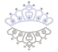 10PCS Crown Patch Princess Cloth Applique Kids Patch Embroidered Iron On Sew On King Queen Dress Backpacks Hat Bag