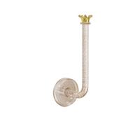 10Pcs Crown Wall-mounted Hat Holder Multi-purpose Hair Rope Jewelry Necklace Bracelet Organizer Stand Rack Key Hanger Storage Hooks for Hair Tie(Long transparent)