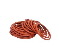 10Pcs CS 2mm-2.4mm Silicone O-Ring Gasket Sealing Ring Waterproof and Insulated OD 5~90mm(OD 25mm,2.0mm(10Pcs))