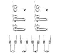 10pcs Curling Iron Rod Replacement Springs, Heavy Duty Metal Torsion | Stainless Steel, Silver Finish, for Hairstylists and Salons, Daily Grooming Tool Repair, High Heat Resistance
