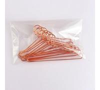 10pcs Cute Doll Hangers Rack Metal Mini Hanger For Dolls Accessories, Mini Hanger DIY Toy Decorations(Rose gold-65mm)