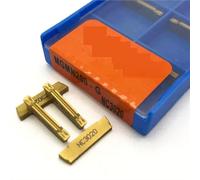 10PCS Cutter Carbide Inserts MGMN200 G NC3020 NC3030 PC9030 Hard Alloy Blade Tool MGMN 200 CNC External Turning(MGMN200-G NC3020)