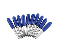 10Pcs Cutting Knife Plotter Blade Holder Base with Cutter Blade for Vinyl Cutting 30/45/60 Degree (60°)