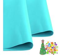 10Pcs Cyan Eva Foam Sheets Cosplay EVA Foam 1mm Thick 50cm*50cm EVA Foam Papers for Arts Crafts DIY Project