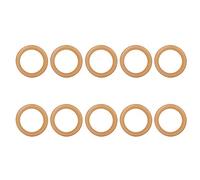 10PCs Cylinder Rubber Ring for 1100W Oil - Free Silent Air Compressor, Replacement Pump Piston Rings with High Temp Resistance, Wear Resistant Rubber Seals for Air Pump