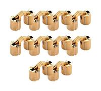 10Pcs Cylindrical Concealed Furniture Hinges Brass Barrels Hinges Invisible Door Hardware Cylindrical Concealed Furniture