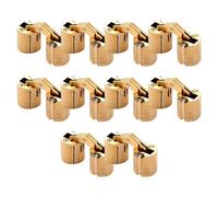10Pcs Cylindrical Concealed Furniture Hinges Brass Barrels Hinges Invisible Door Hardware Cylindrical Concealed Furniture