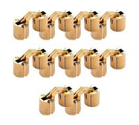 10Pcs Cylindrical Concealed Furniture Hinges Brass Barrels Hinges Invisible Door Hardware Cylindrical Concealed Furniture