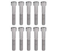 10Pcs Cylindrical Head Caps Bolts A2 70 Stainless Steel Hex Socket Bolts M10 DIN 912 for Industrial Machinery and DIY Projects in Various Sizes from M10x45 to M10x150 (M10*50)