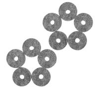 10pcs Cymbal Felt Replacement Set 4.0cm Drum Stand Washers | Felt, round Cushions for Cymbals, Live Jazz Settings and Recording Studios, Smooth Fitting, Vibration Dampening