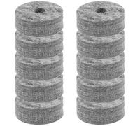 10pcs Cymbal Felt Washers 1.5 Inch Replacement for Cymbal Stand Parts | Felt Dampener Pads, Noise Reduction and Hole Protection, for Live Jazz Settings and Recording Studios