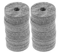 10pcs Cymbal Stand Felt Washer 4cm Drum Accessory Replacement Parts | Live Jazz Settings and Recording Studios, Smooth Installation, Reduces Wear, Minimizes Unwanted Noise
