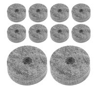 10pcs Cymbal Stand Felt Washers 4.0cm for Standard Cymbal Stand Parts | Felt Pads, Anti Vibration Hardware, Live Jazz Settings and Recording Studios, Protects against Thread Stripping