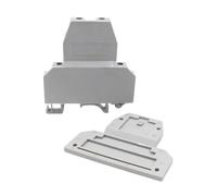 10Pcs D-UKK3/5 DIN Rail Terminal Block Insulation Partition Plate For Secure Connections