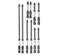 10PCS D2 Alloy Steel Magnetic Screwdriver Head Set for Tough and Demanding Tasks