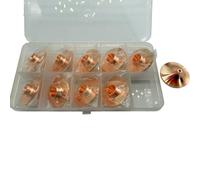 10Pcs D28 Laser Cutting Nozzle Dia.28mm High Speed Single Layer Nozzle for Precitec/WSX Fiber Laser Cutting Head, Caliber 2.0mm