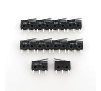 10Pcs D2F-L 3-Pin SPDT PCB Mount Hinge lever Subminiature Basic Micro Switch