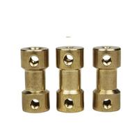 10PCS D9*L20 3mm/3.17mm/4mm/5mm/6mm Brass Flexible Motor Shaft Coupling Coupler Motor Transmission Connector(2 X 3)