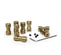 10pcs D9L20 Brass Flexible Motor Shaft Coupler, for Motor Drive Connectors Models Airplanes Boats and Electric Vehicles(3mmx5mm)