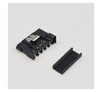 10Pcs dark IDE HDD Sata Power Male Female Connector With Copper Terminal Metal Pin Compatible With Hard Disk(SATA Lock With 180)
