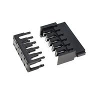 10Pcs dark IDE HDD Sata Power Male Female Connector With Copper Terminal Metal Pin Compatible With Hard Disk(SATA 2With 180 Cap)