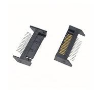 10Pcs dark IDE HDD Sata Power Male Female Connector With Copper Terminal Metal Pin Compatible With Hard Disk(SATA SMT)