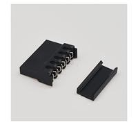 10Pcs dark IDE HDD Sata Power Male Female Connector With Copper Terminal Metal Pin Compatible With Hard Disk(SATA With 180 Cap)