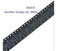 10PCS DB207S Rectifier Bridge 2A 1000V Bridge Stack Silicon Bridge Rectifier Patch DBS Package