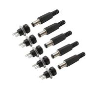 10Pcs DC-022B 5.5x2.1mm Panel Mount DC Power Jack Socket Female Adapter