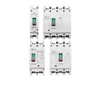 10pcs DC 1000V 500V Circuit Breaker 2P 3 4 Poles Mccb 48V 72V 96V 200V 250V Voltage 100A 160A 200A 250A 400A 630A PV Solar Protector(100A)