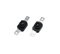 10pcs DC 30V 1A Black On Off Push Button Switch for Torch 1288 Self-locking Control Flashlight Switch with Hole